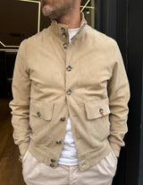 The Jack Leathers: Reversibile Seamless- Jacket pelle scamosciata