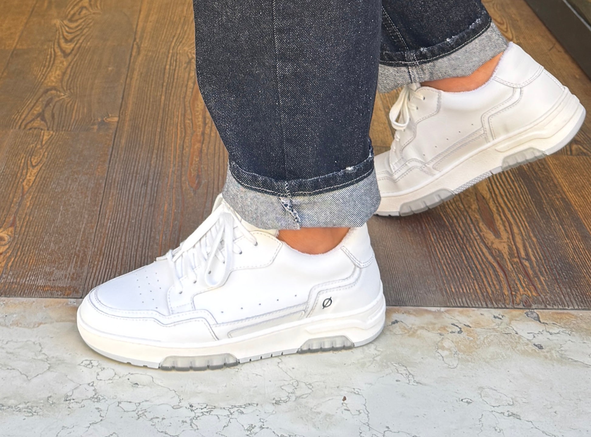 Kjore Project: Vitrum Ice- Sneakers in pelle
