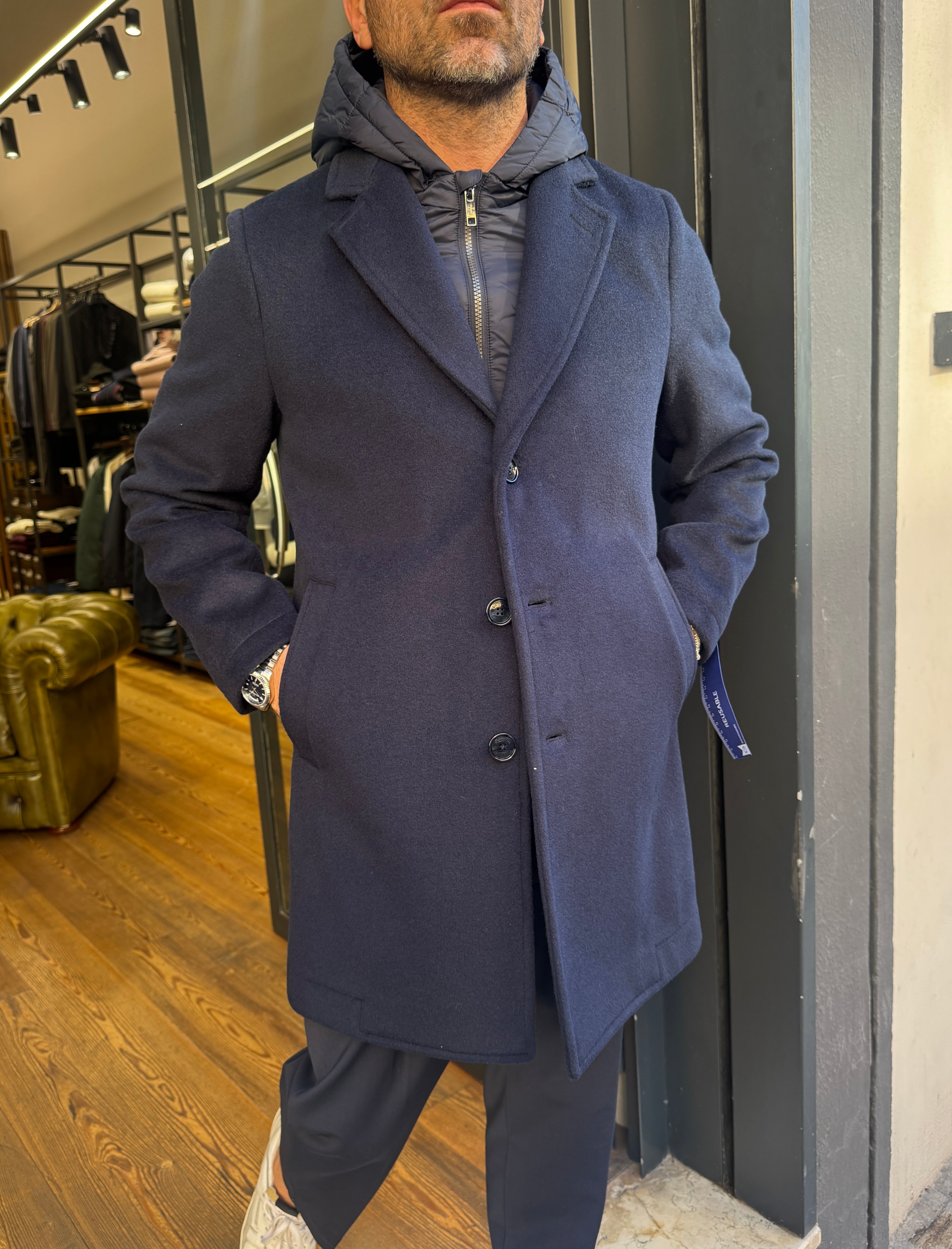Distretto12: Cappotto H.Chest Coat Manchester