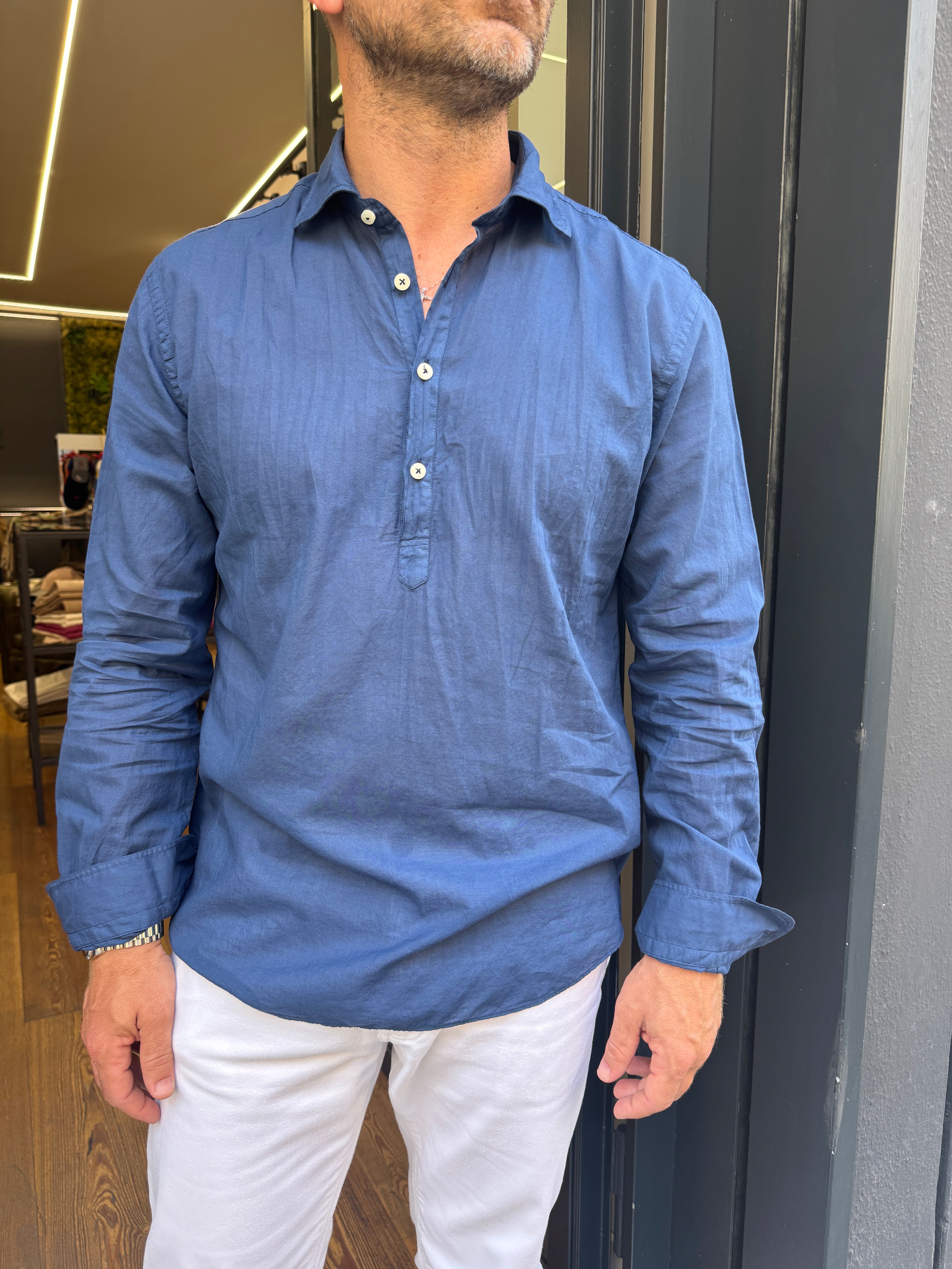 Mastricamiciai: Luca- Camicia polo in cotone