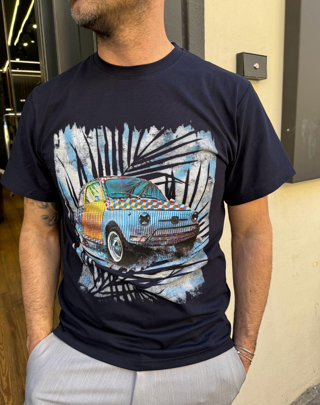 CAR-T-SHIRT WITH PRINT