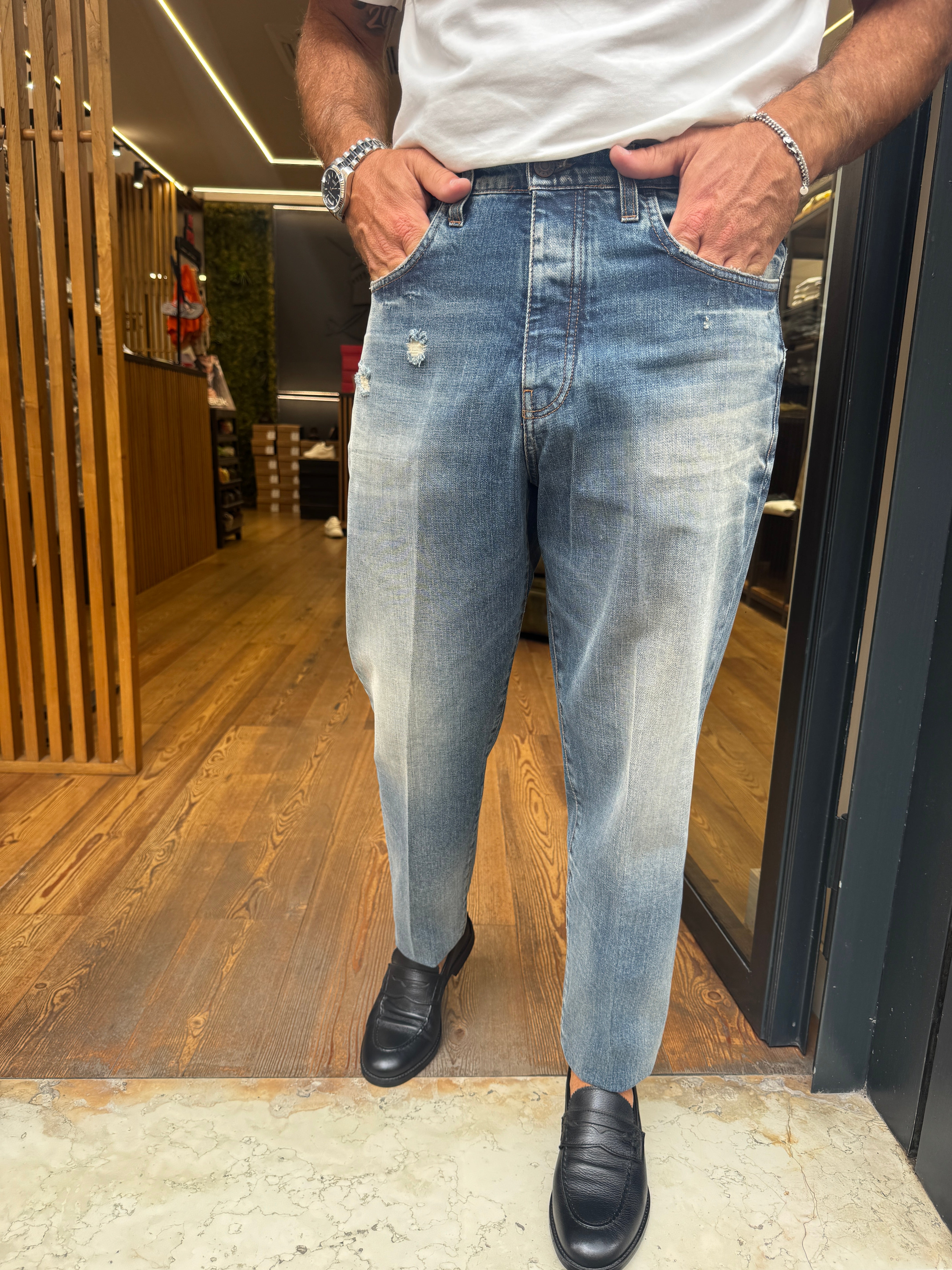 Bonheur: Nikko- Denim con rotture