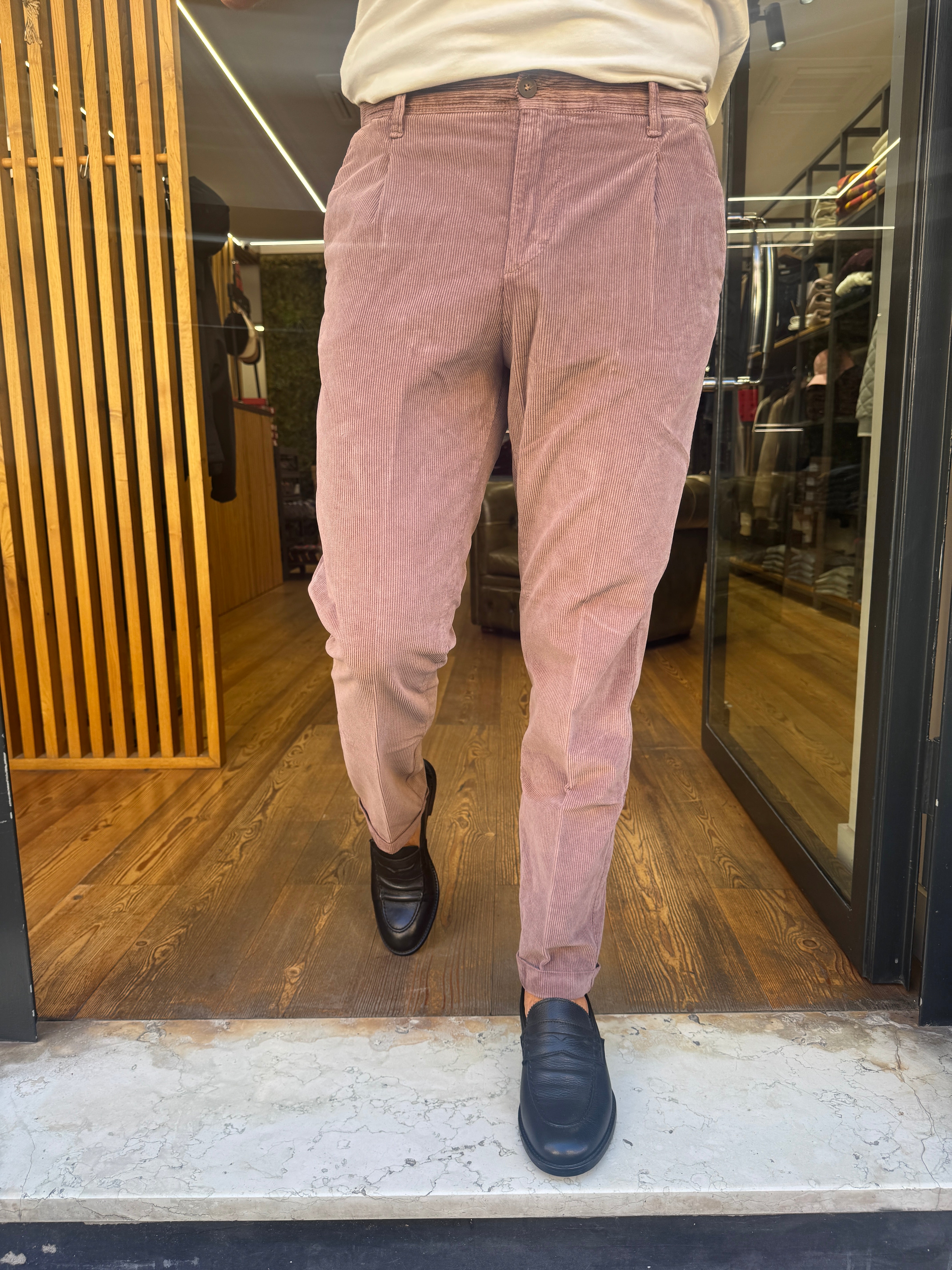 Squad: Amos- Pantalone in velluto a coste