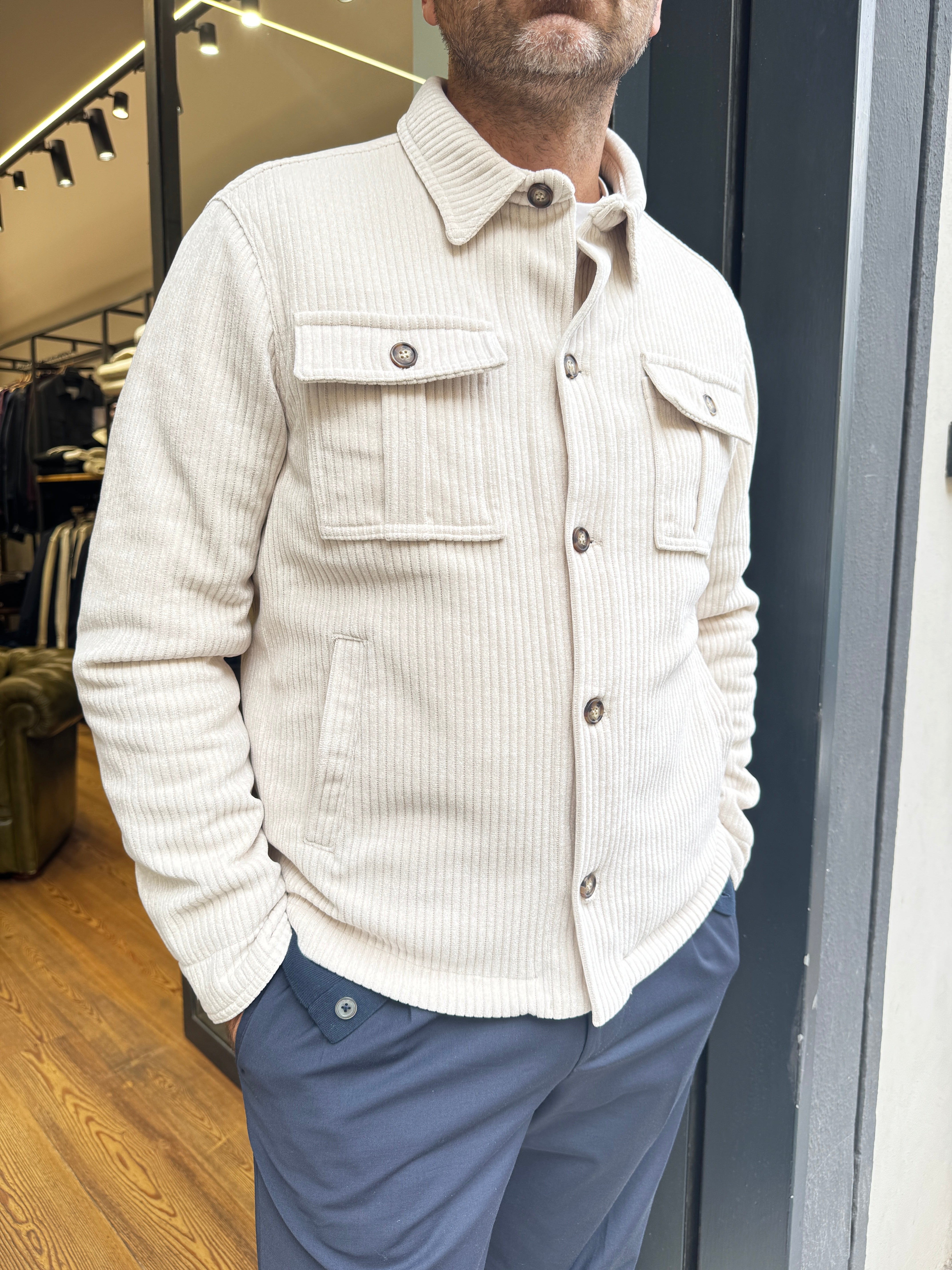 Squad: Giubbotto rocciatore Panna