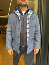 Squad: Cappotto corto con pettorina removibile