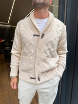 Asheville: Cardigan sciallato in maglia