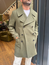 Squad: Cappotto d/petto misto lana