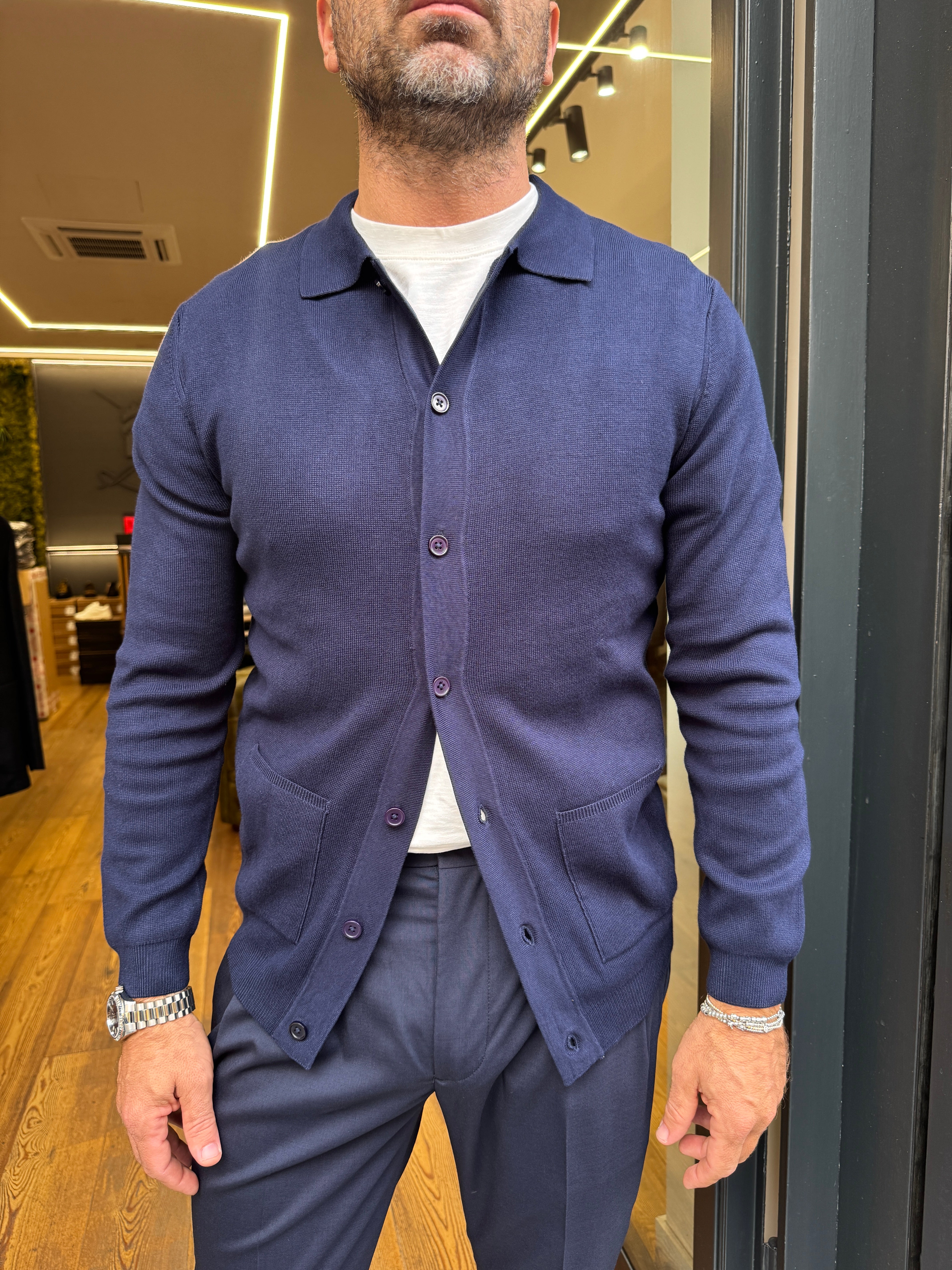 Squad: Polo Camicia in cotone con tasche