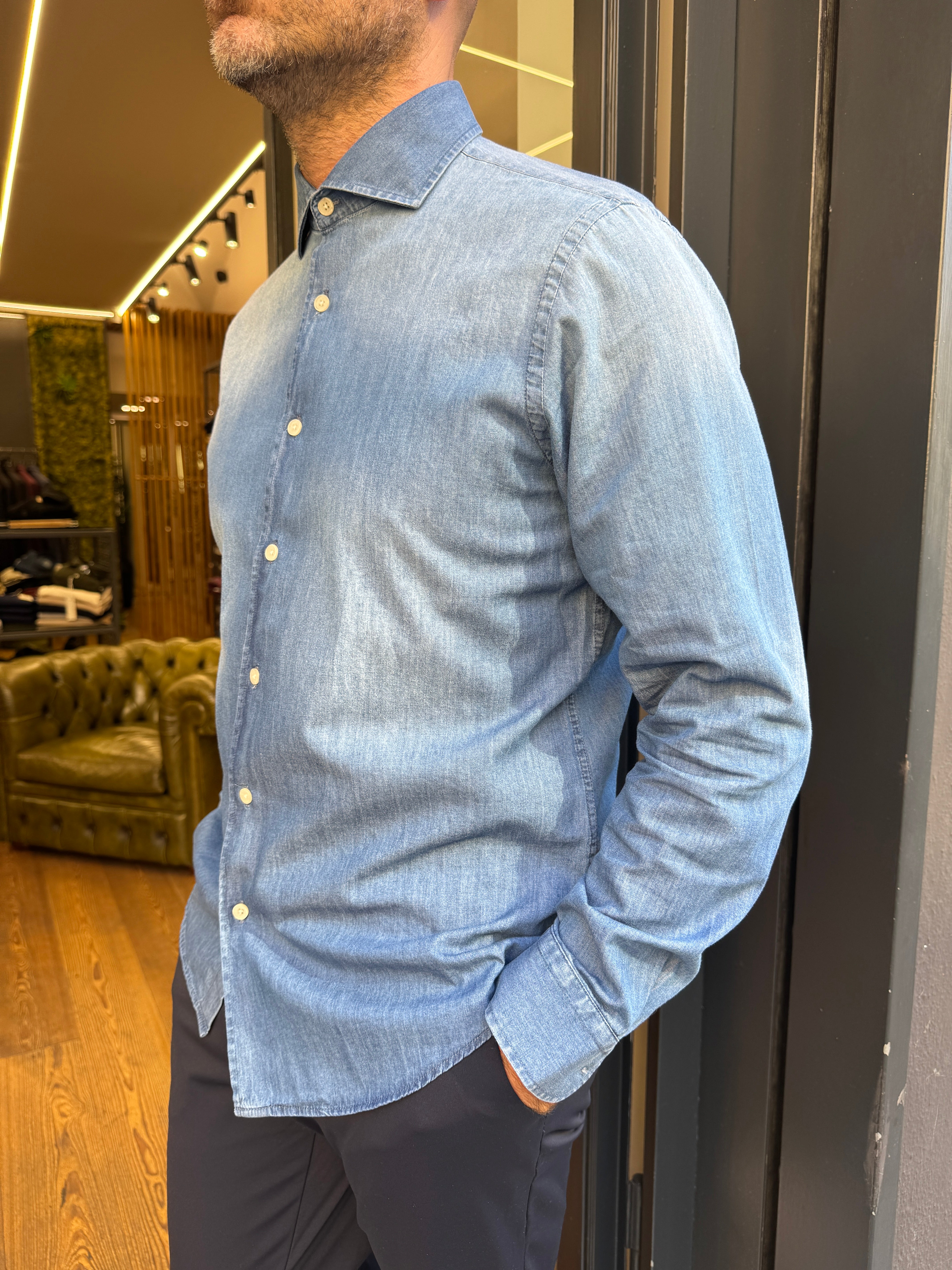 Alessandro La Mura: Camicia in denim