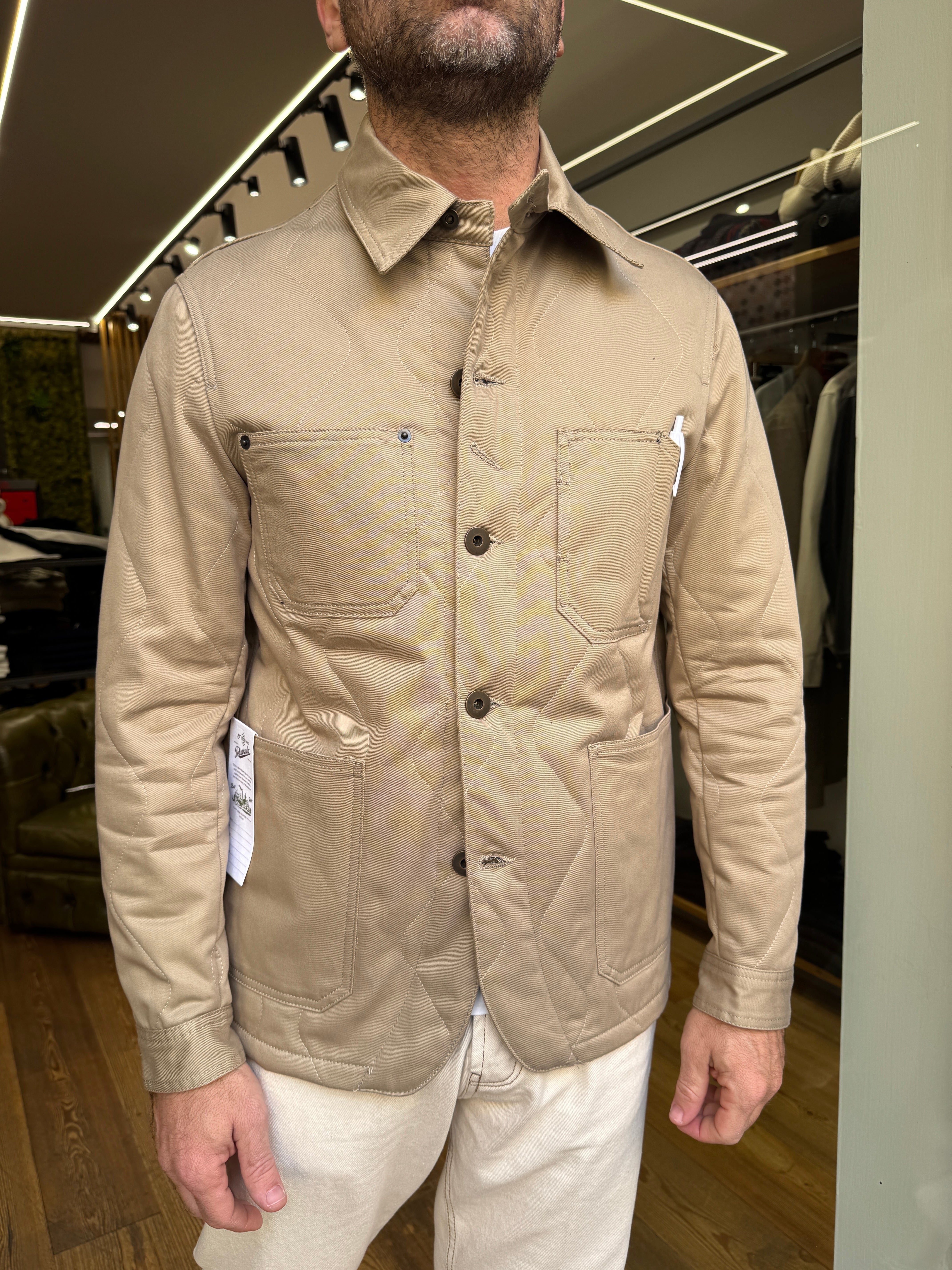 Telacruda: Nogima- Jacket  trapuntato