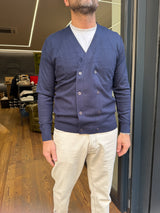 Diktat: Cardigan doppio petto in misto lana