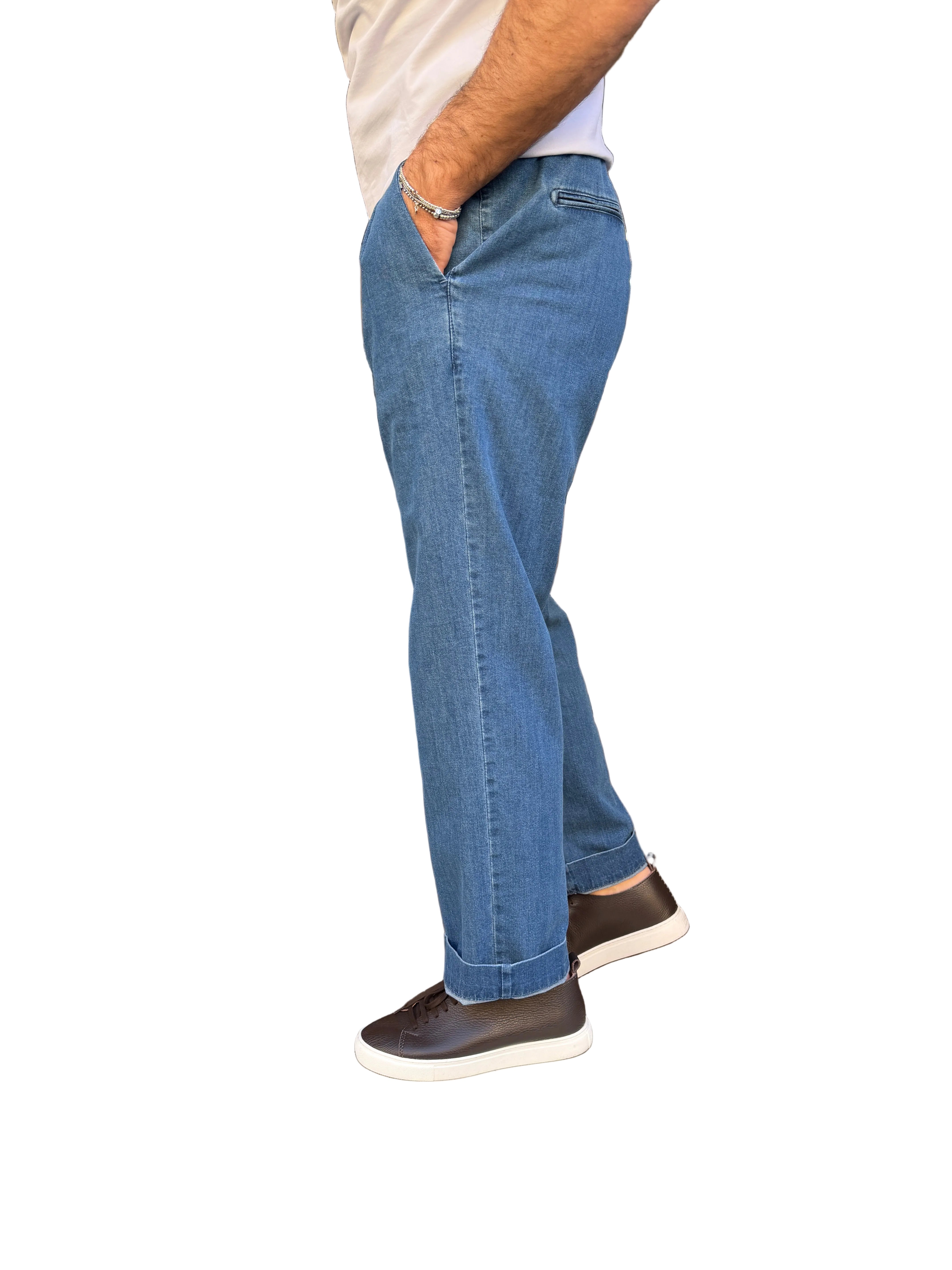 Squad:  Barra- Jeans con elastico