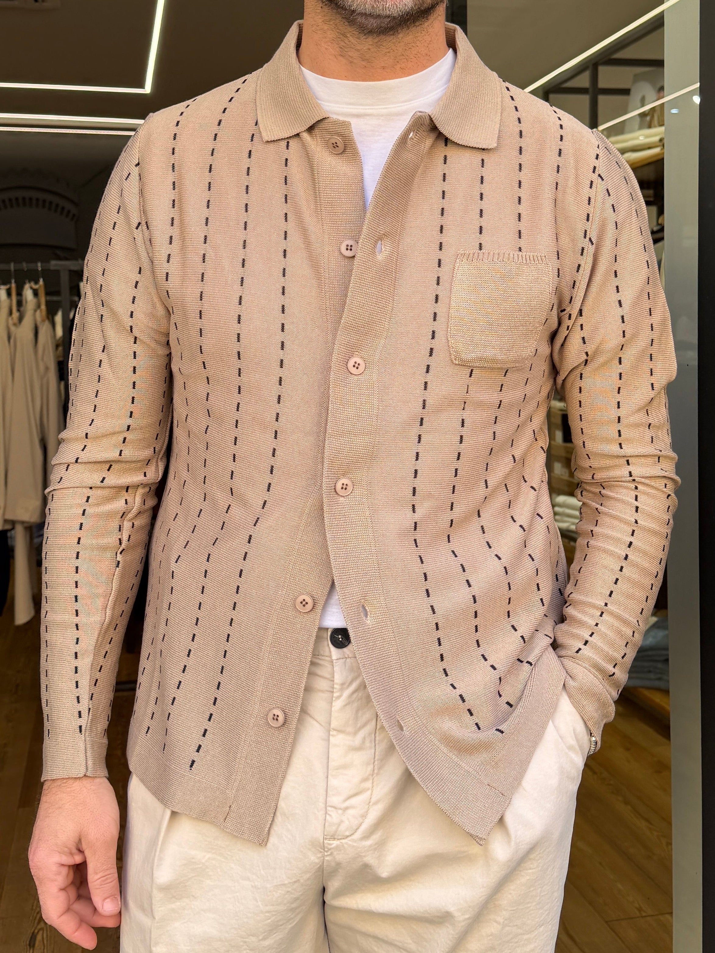 Squad: Polo Camicia Maniche Lunghe