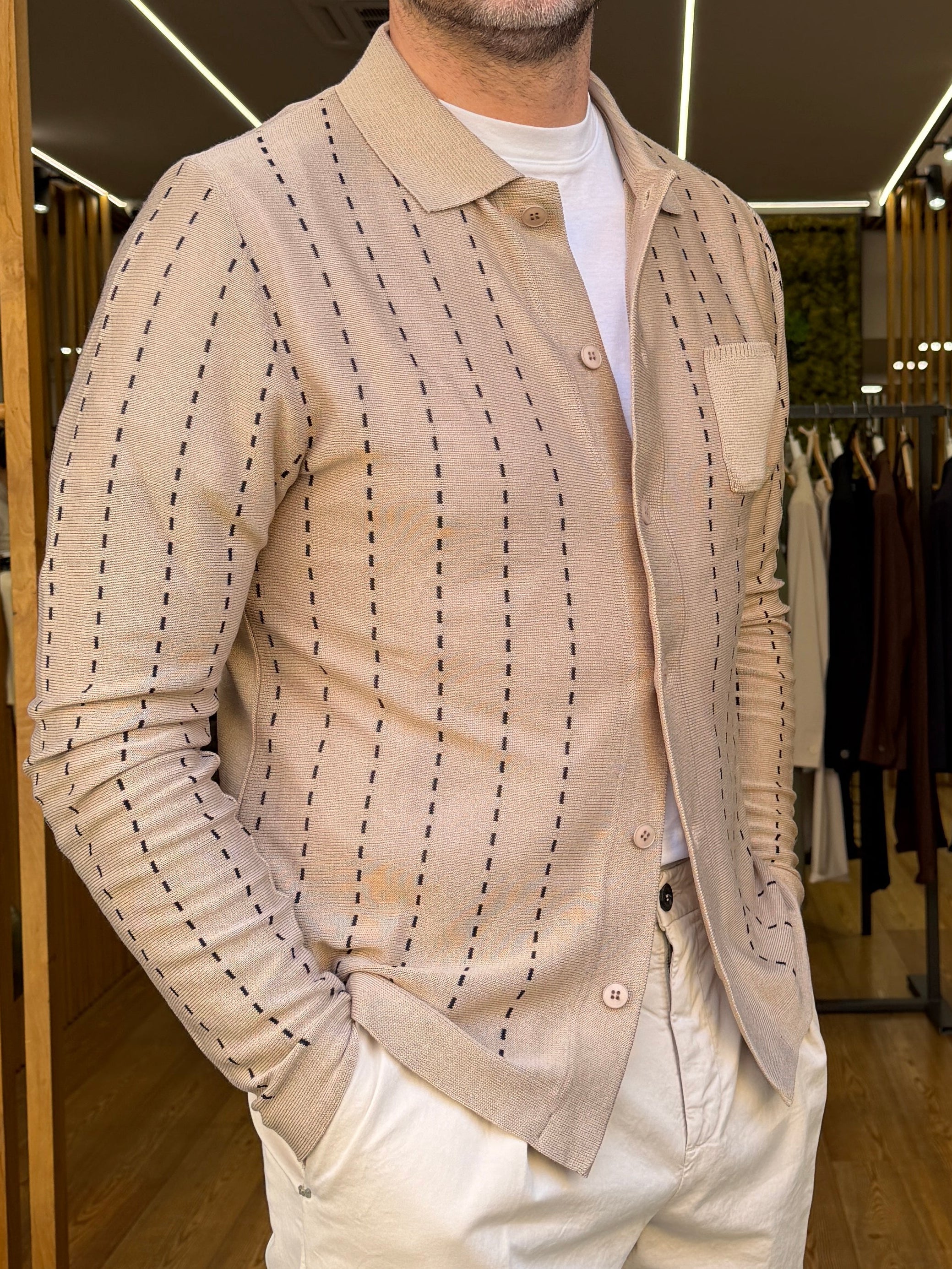 Squad: Polo Camicia Maniche Lunghe