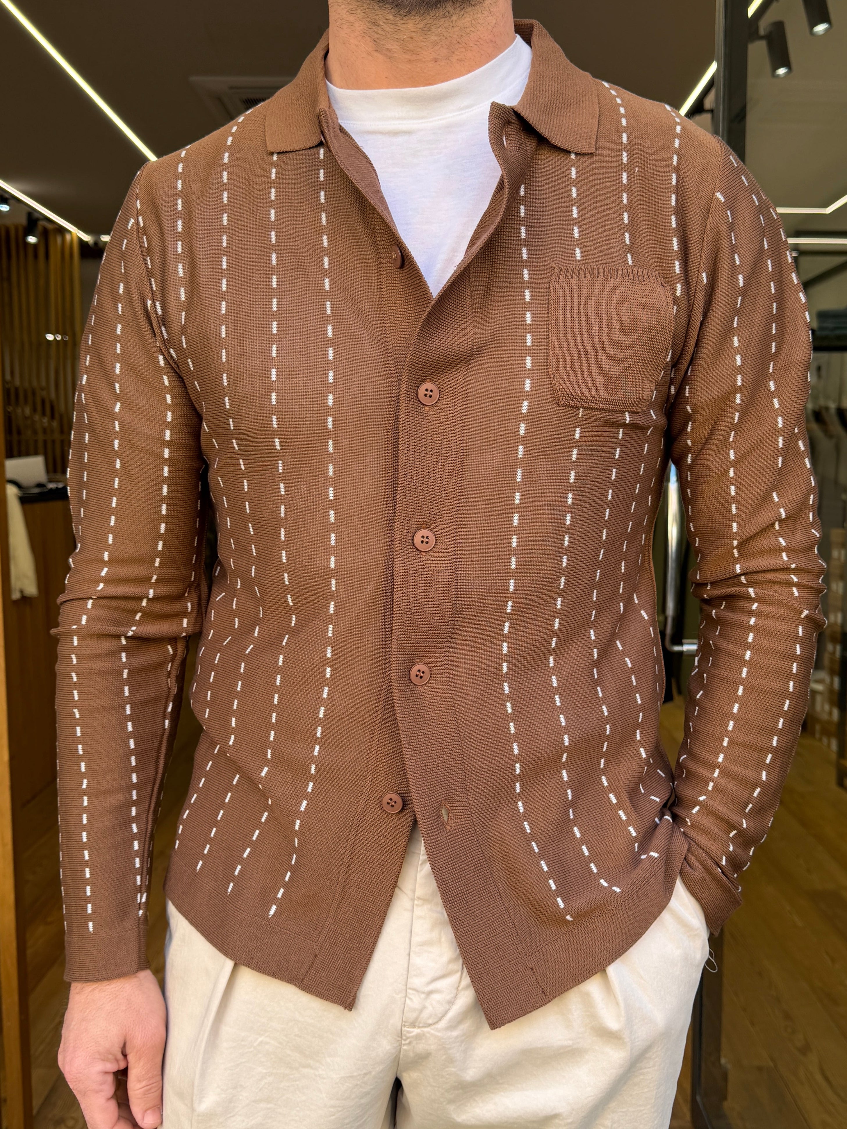 Squad: Polo Camicia Maniche Lunghe