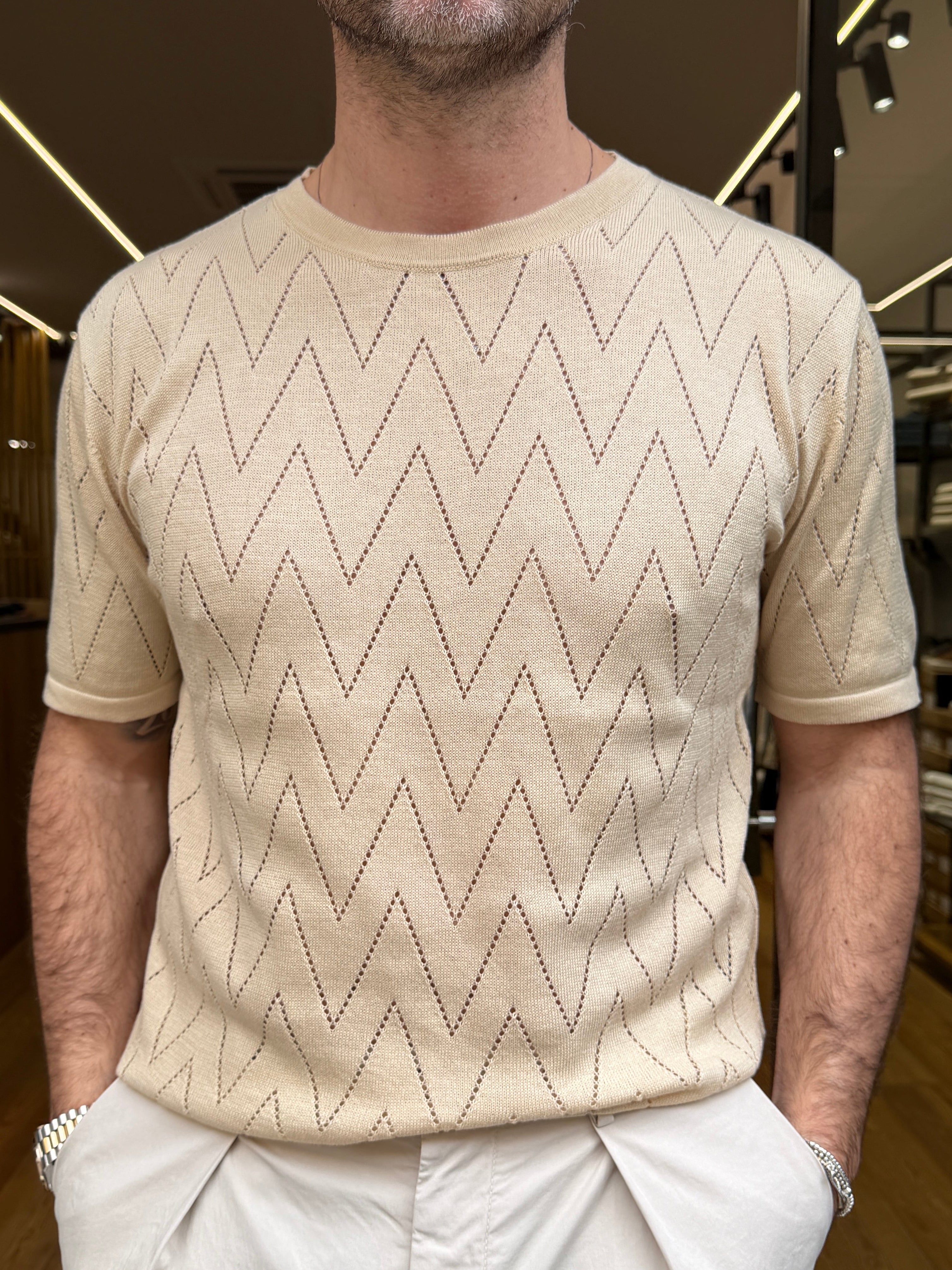 Alta: Relaxe: Girocollo m/m in filo