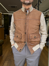 The Jack Leather: Taurus- Giacca scamosciato bruciato