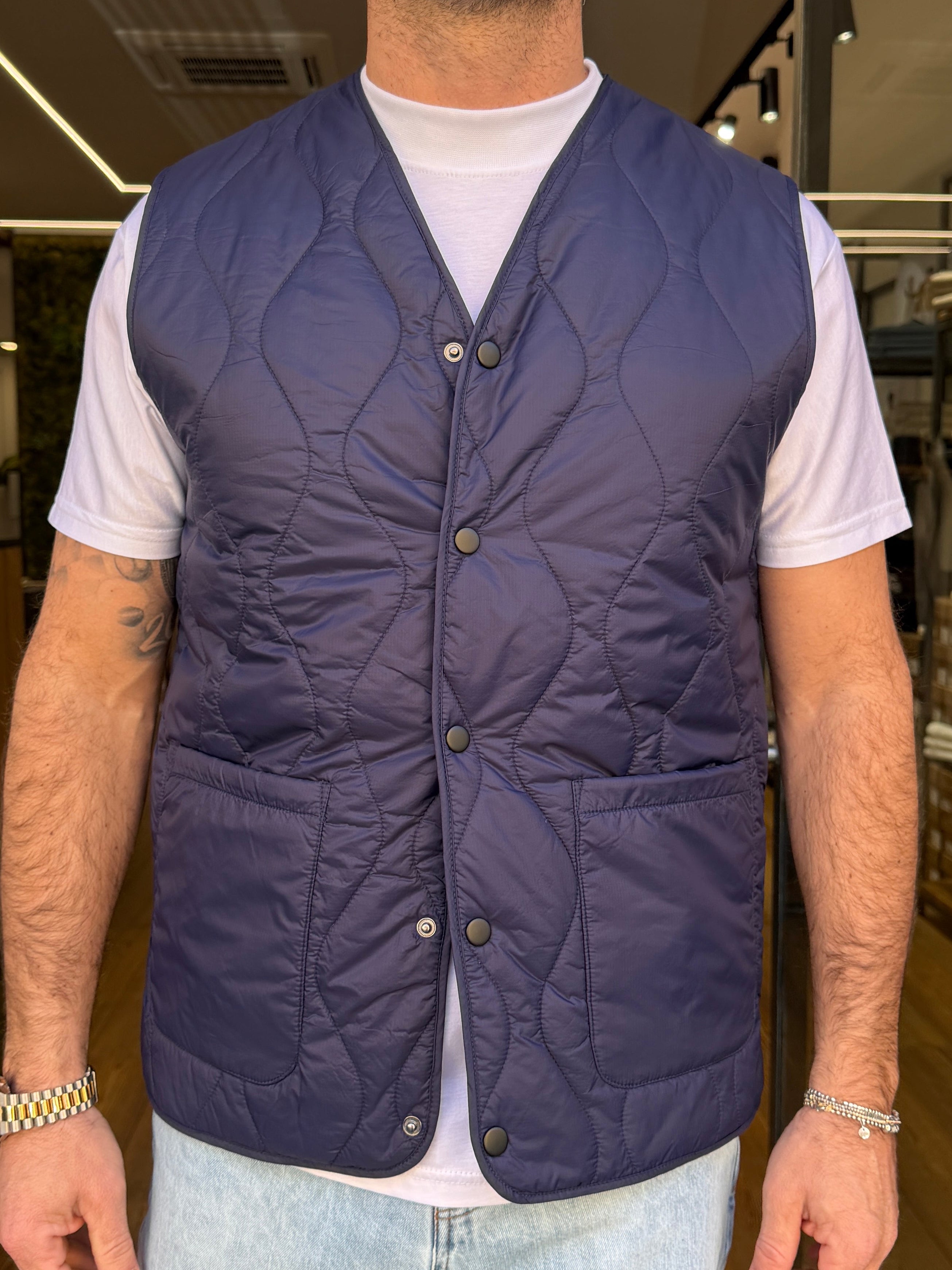 Squad: Gilet Trapuntato Uomo con Bottoni