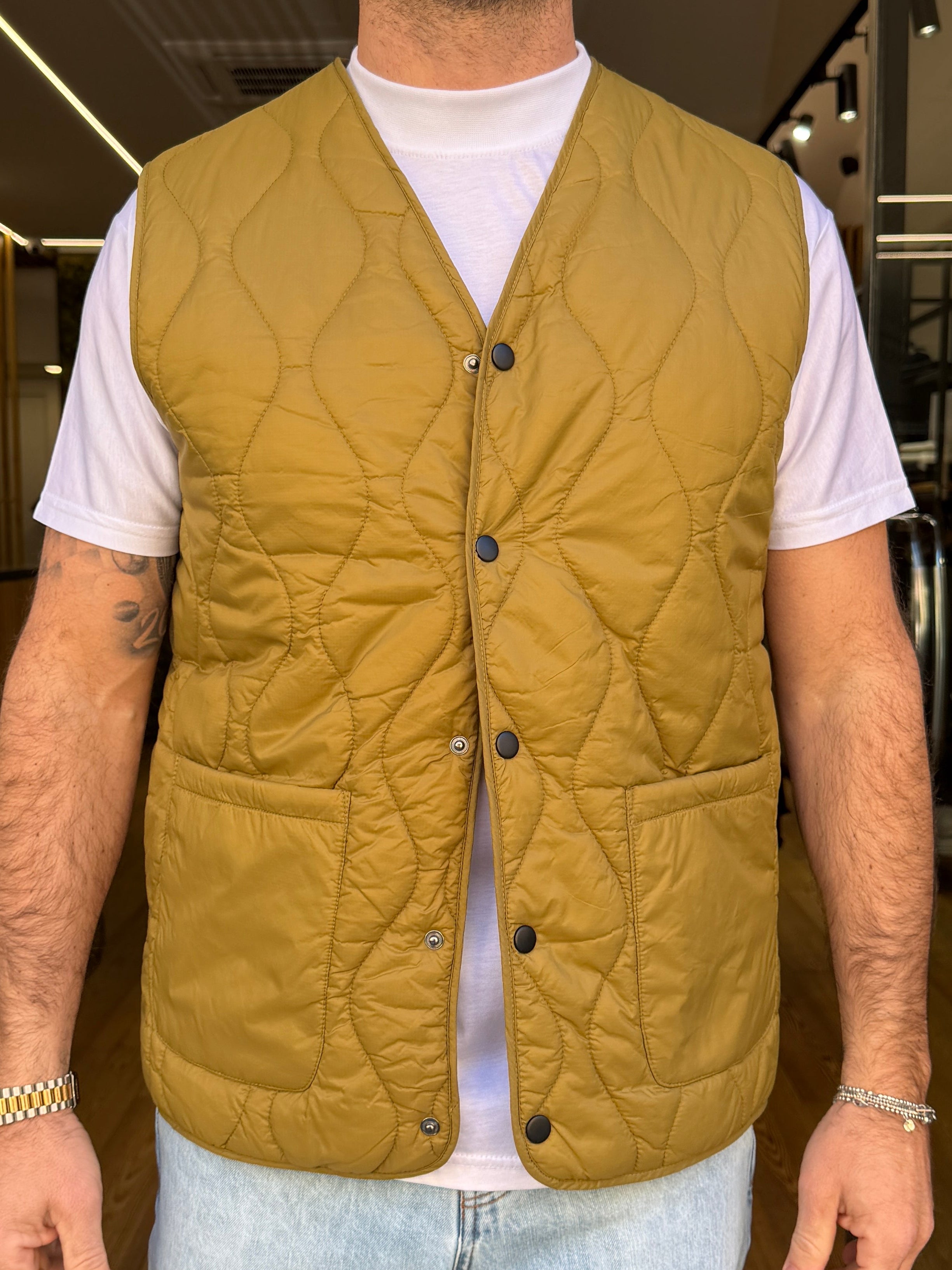 Squad: Gilet Trapuntato Uomo con Bottoni