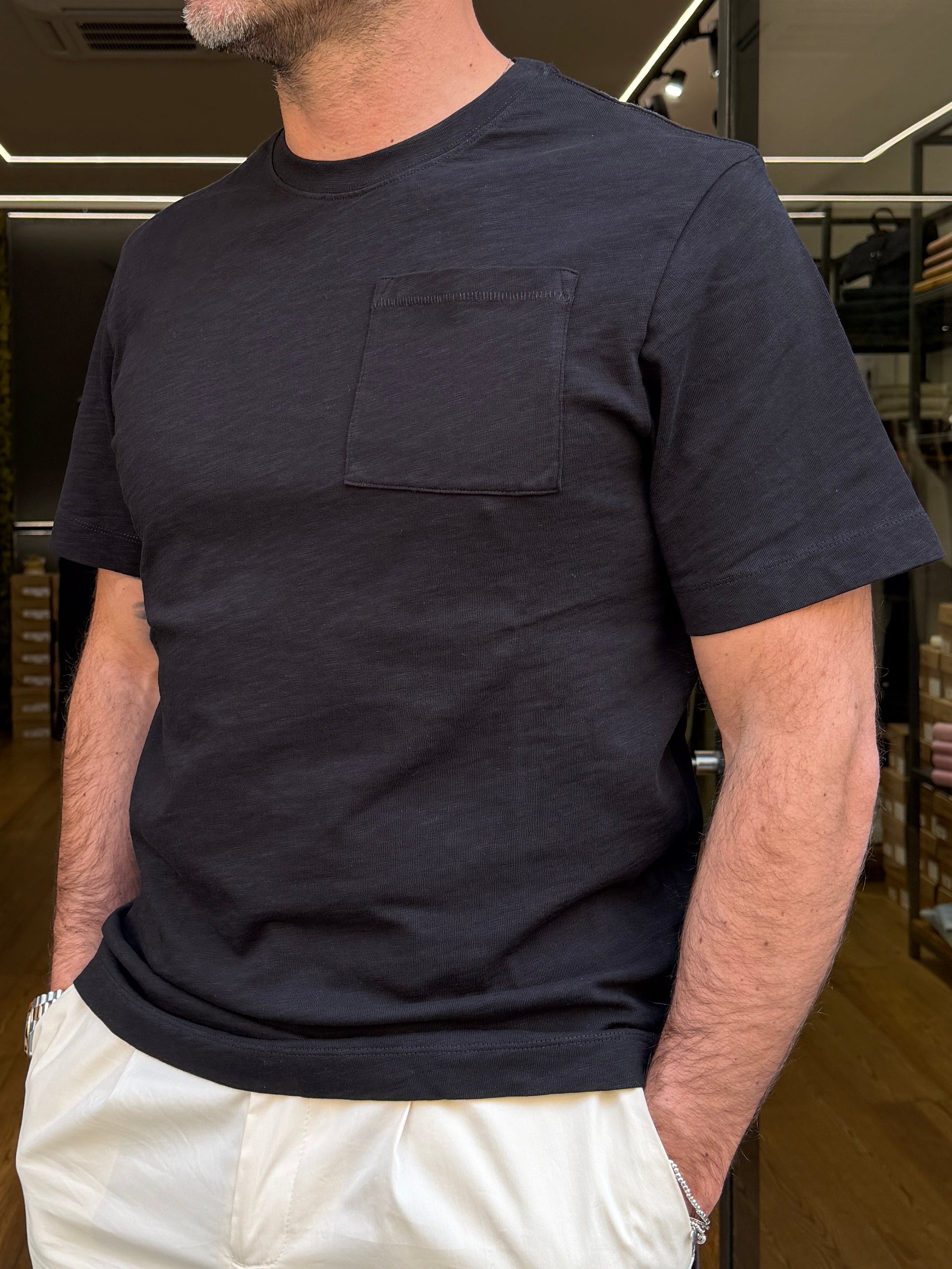 TREZ: T-Shirt mm con taschino - TIDYP-JRP