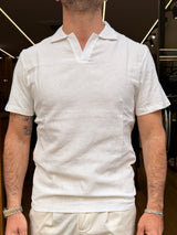 TREZ: RELIF - YUTA JEF - Polo senza bottoni mezza manica