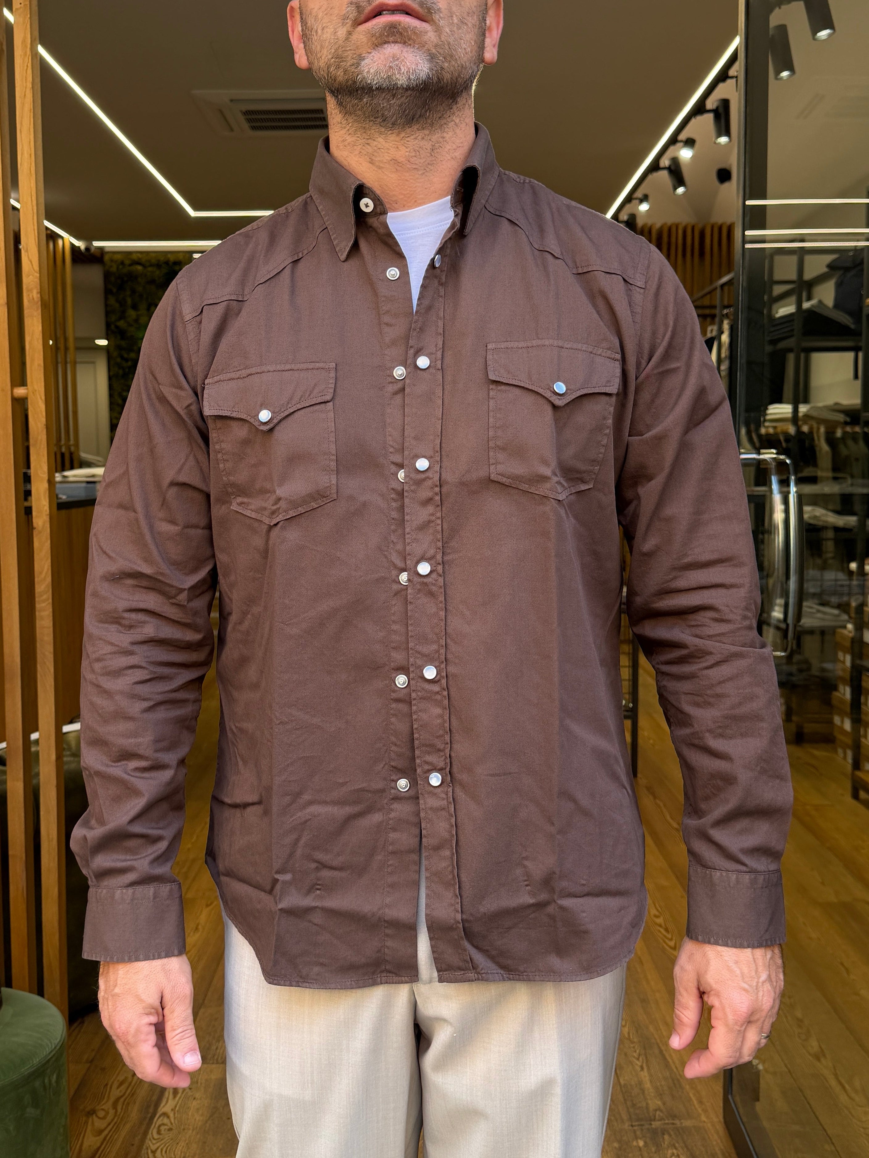 Alessandro La Mura: Camicia Wester 100% cotone
