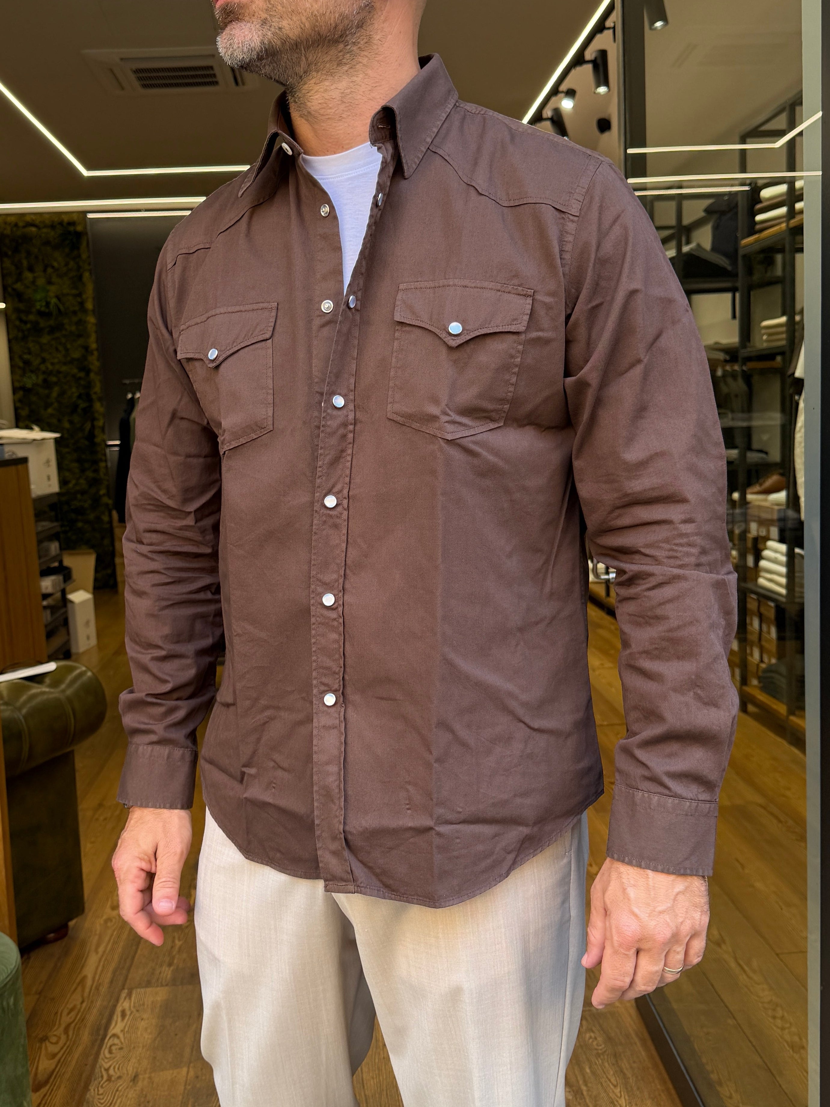 Alessandro La Mura: Camicia Wester 100% cotone