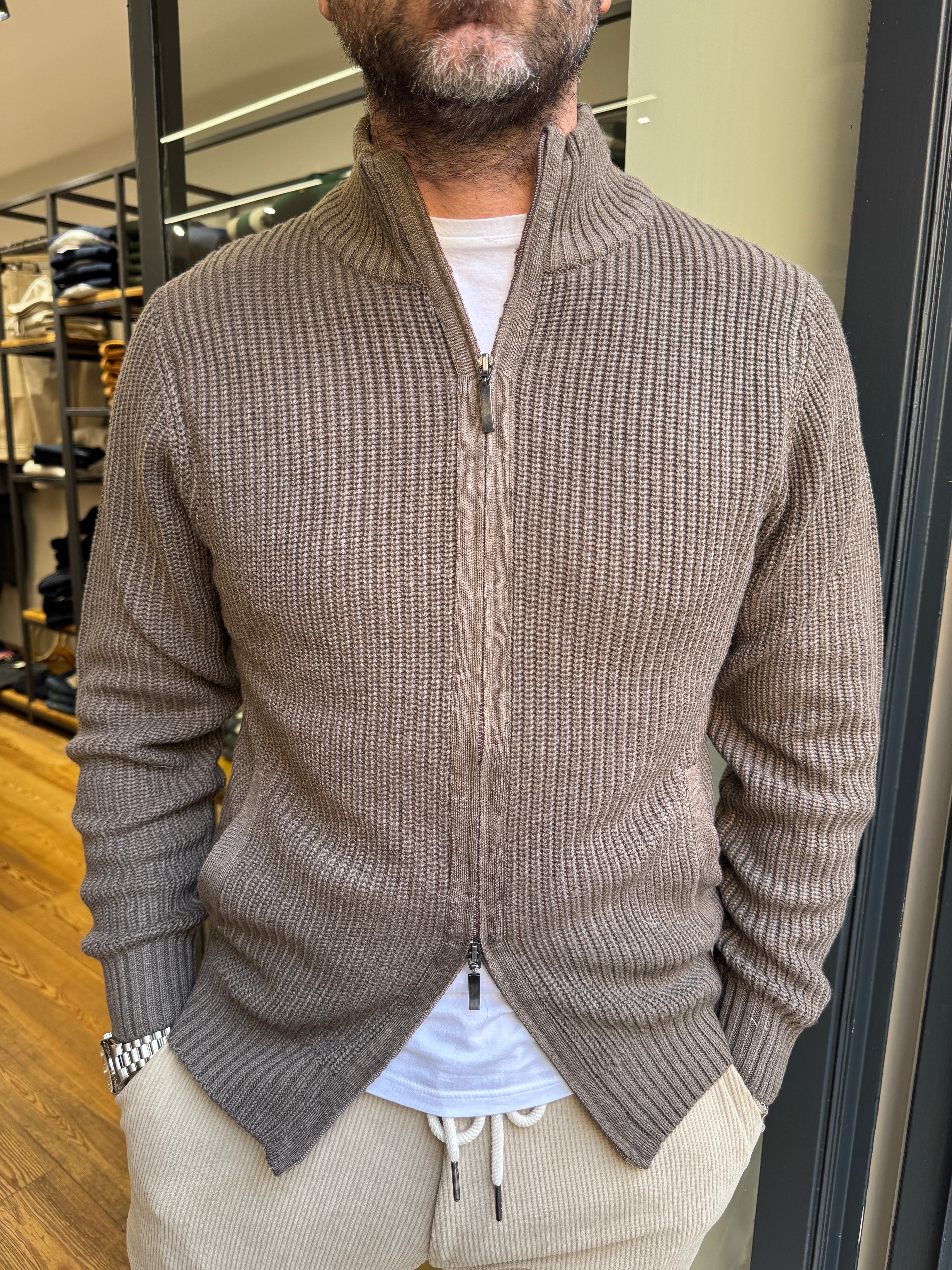 Squad: Mark- Cardigan con zip