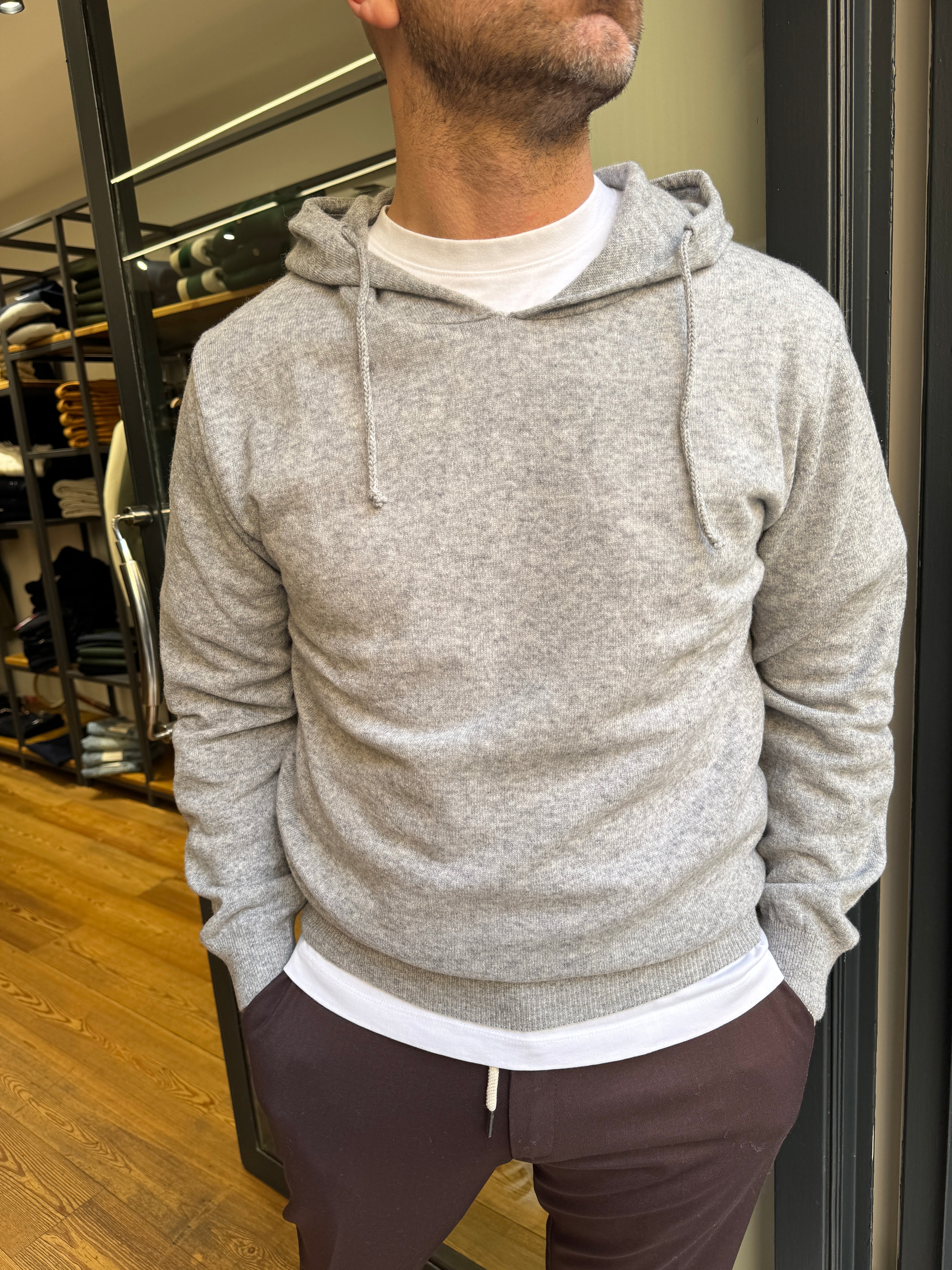 Officine Borboniche: Maglia con cappuccio