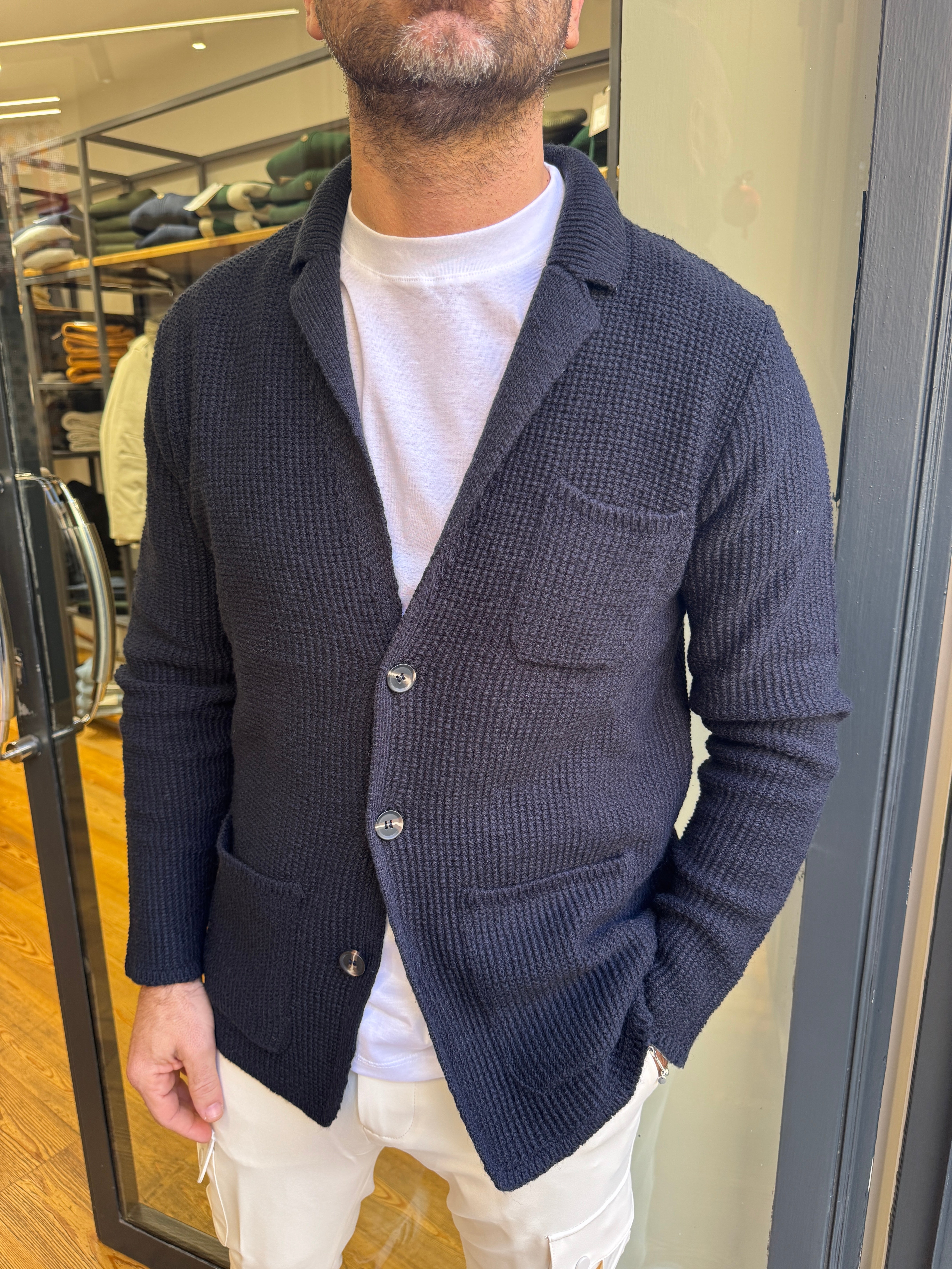 Bellini Milano:Portofino- Cardigan con tasche