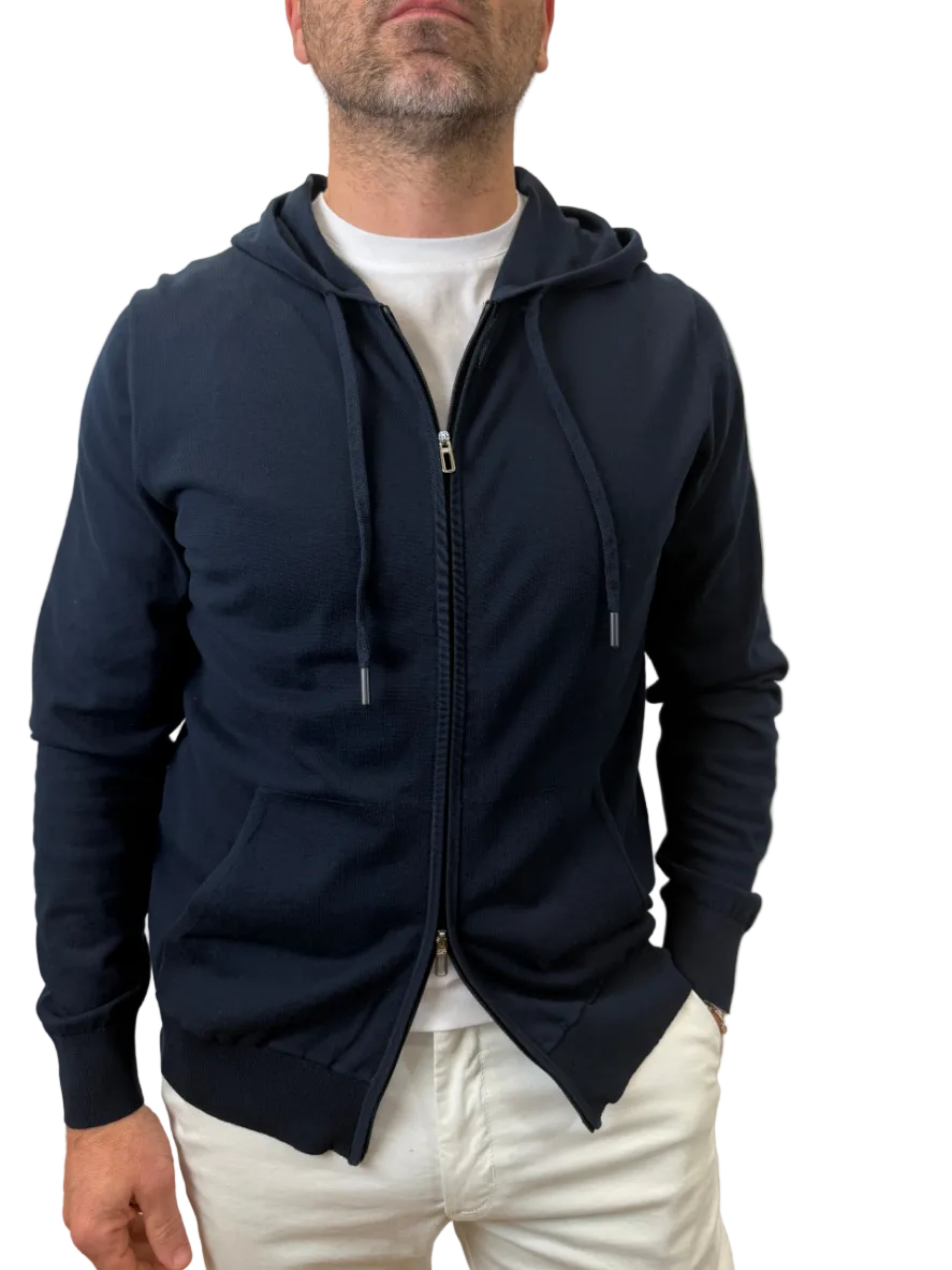 Diktat: Cardigan con cappuccio