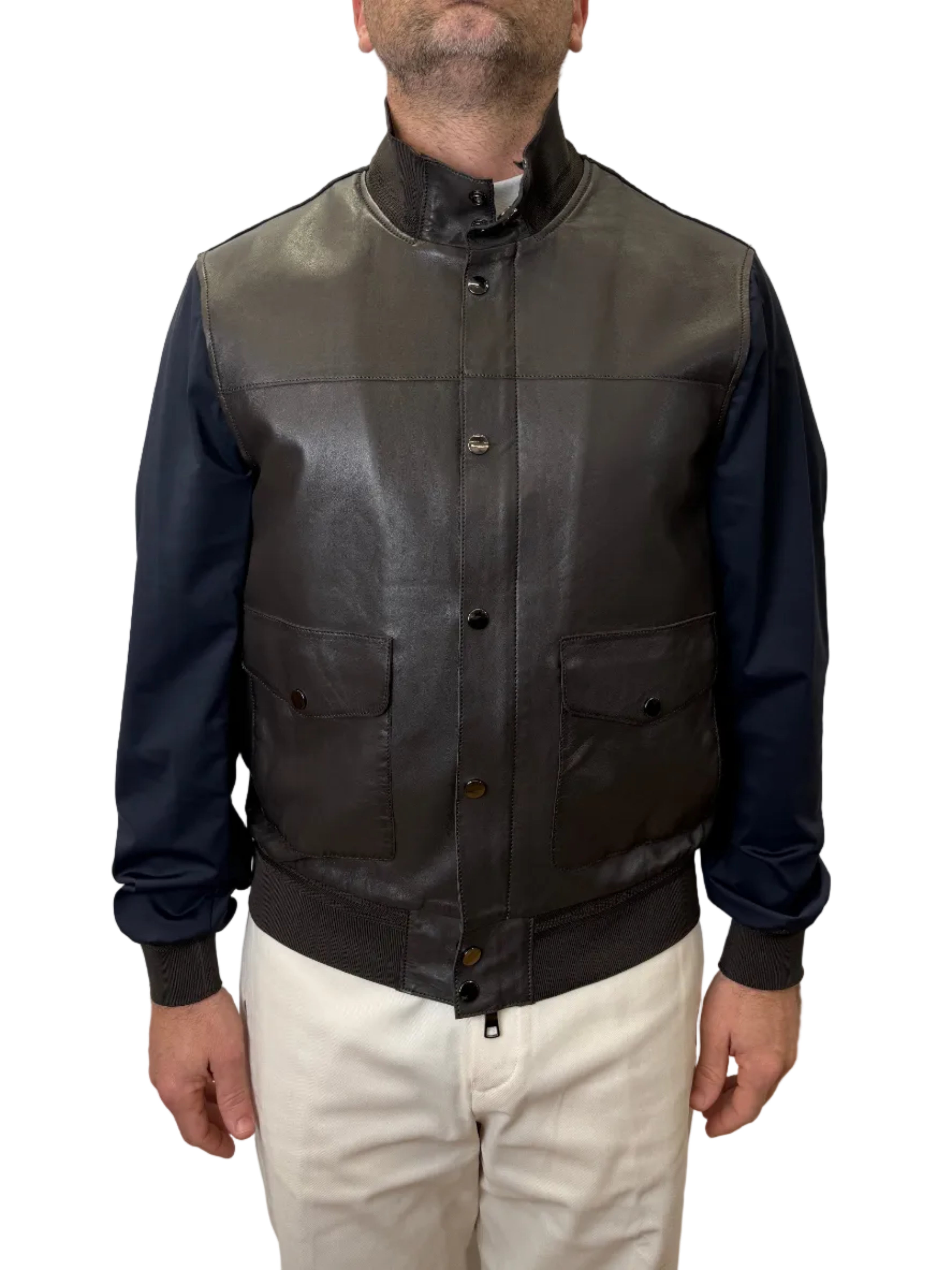 The Jack Leather:Titano Mix- Giubbotto in pelle